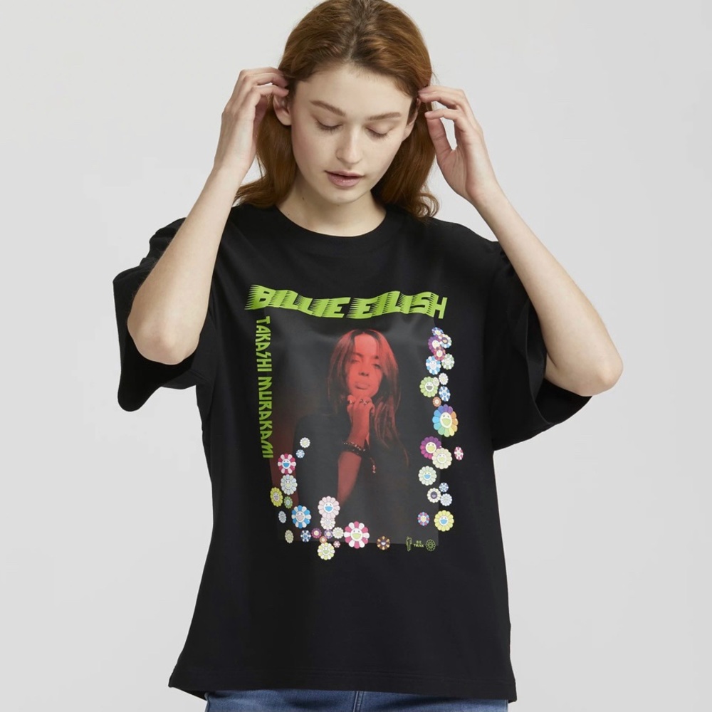 Uniqlo Women’s Billie Eilish -Takashi Murakami Tee- NWT